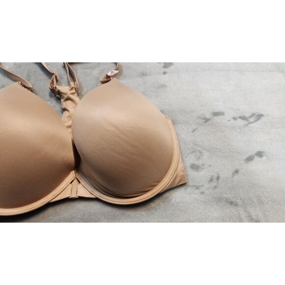 NWT Victoria's Secret 32DDD Praline Perfect Shape Racerback Push Up Bra - Picture 3 of 5